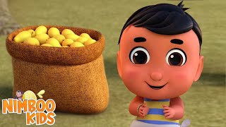 Haan Haan Geet, हां हां गीत, Aloo Bola + Hindi Rhymes for Babies, Cartoon Videos