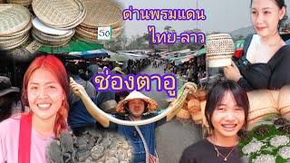 #สาวลาว #ด่านพรมแดน #ช่องตาอู บรรยากาศ คึกคัก ช่วงหลังสงกรานต์#เขียด #ไข่มดแดง #จังหวัดอุบลราชธานี