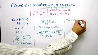 B2.18 Intercept form of the line. Explanation of the formula and examples. B2.18 Intercept form of the line. Explanation of the formula and examples.