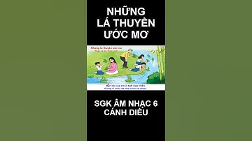 NHỮNG LÁ THUYỀN ƯỚC MƠ (Hát mẫu): Chủ đề 6 - SGK Âm nhạc 6 - Cánh diều