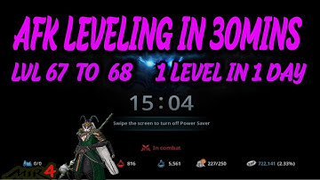 MIR4 | AFK LEVELING IN 30 MINUTES | REALTIME EXP PROGRESS BAR | 1 LEVEL IN A DAY | LEVEL 67 TO 68 GG