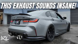 G80 M3 Comp Gets BRAND NEW IRL 3.5 Inch Modular Catback Exhaust!