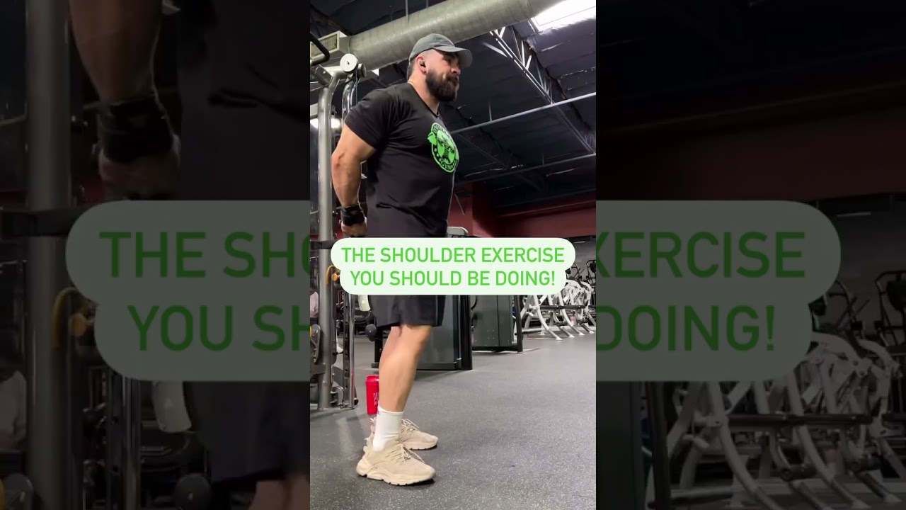 Behind the back cable lateral raise 