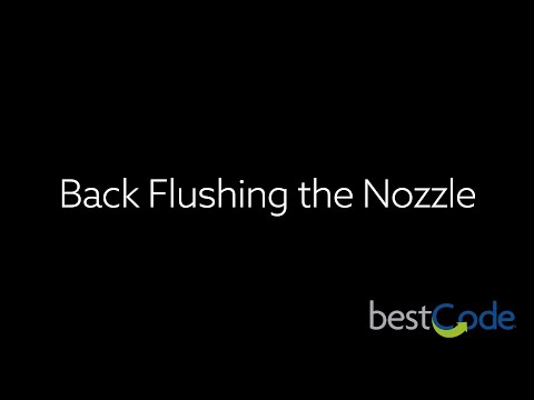 BestCode Back Flushing the Nozzle