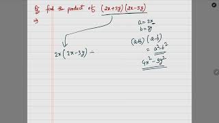 Find The Product Of 2x  3y  2x  3y
