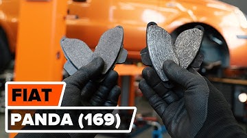 How to change front brake pads on FIAT PANDA (169) [TUTORIAL AUTODOC]