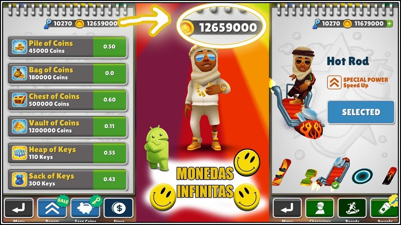 Subway Surfers Monedas y Llaves Infinitas YouTube Subway Surfers Monedas y Llaves Infinitas YouTube