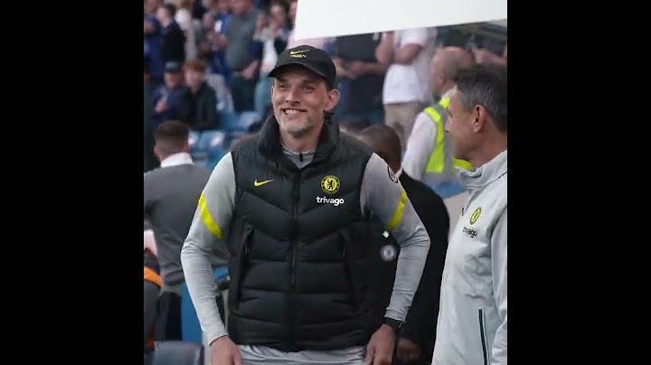 Thomas Tuchel’s reaction to his banner… 💙