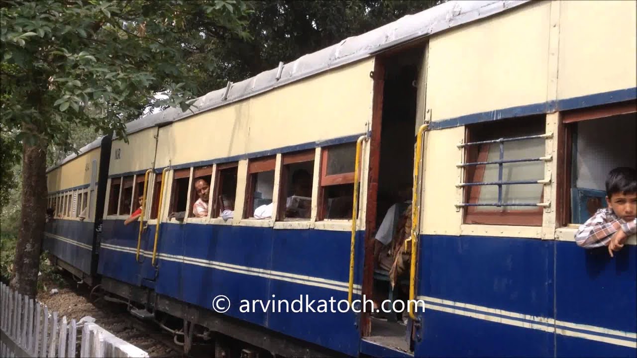 Famous Kangra Valley (Toy) Train crossing Baijnath