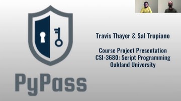 CSI3680: Course Project Demonstration Video (PyPass)