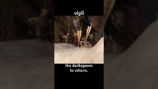 vigil — Dragon age : Origins dialogue scene