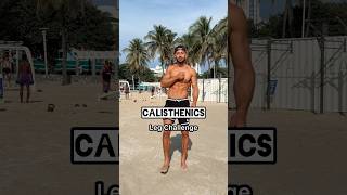 You CAN train legs with Calisthenics. Try this circuit.