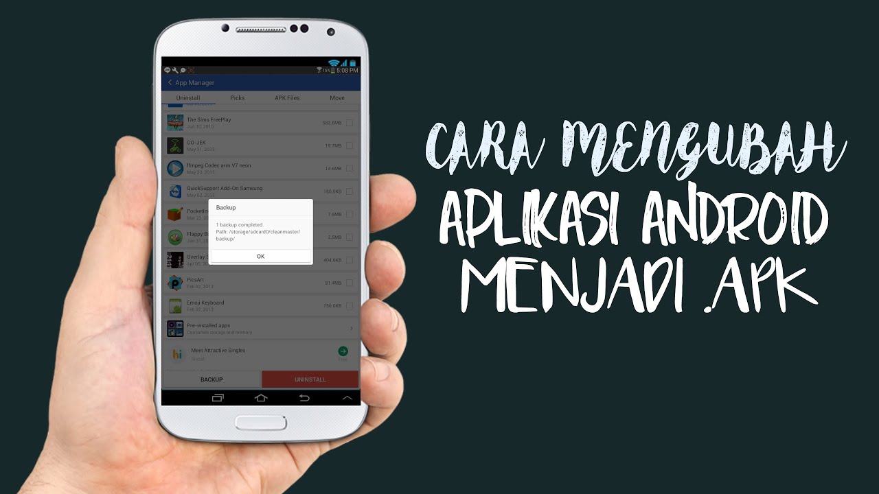 Cara Merubah File Apk Menjadi Tpk