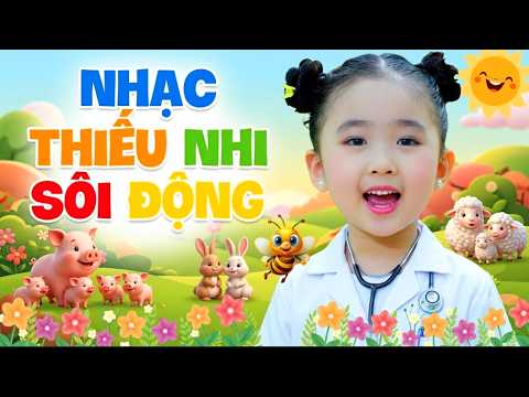 Liên Khúc Nhạc Thiếu Nhi Sôi Động 🥰 Nhạc Cho Bé Vui Nhộn | Bé Candy Ngọc Hà
