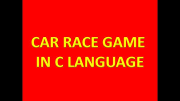 CAR RACE GAME IN C LANGUAGE USING GRAPHICS.H with source code