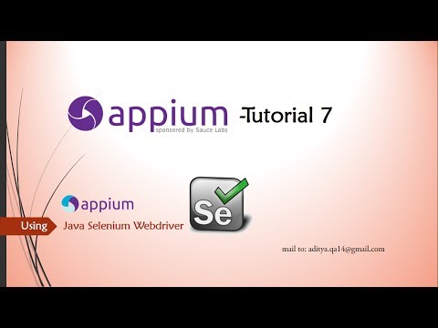 How to scroll in Appium using UIScrollable & UISelector classes