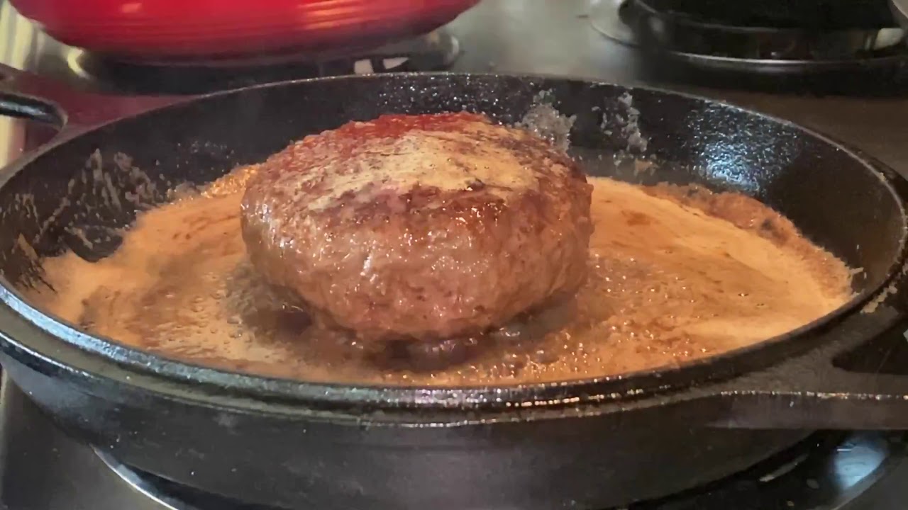 Sous Vide Cast Iron Seared Gourmet Cheese Burgers! YouTube