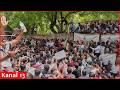 Mock political party for India's young 'cockroaches' holds first protest in New Delhi