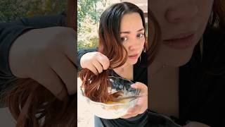 Mascarilla viral para el cabello SECO ¿si funciona ? #shorts