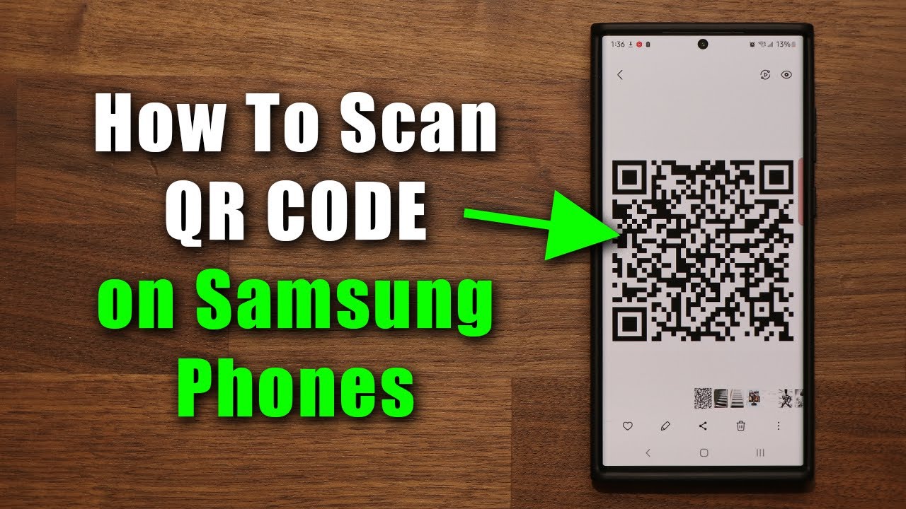 How do I run a scan on my Samsung phone?