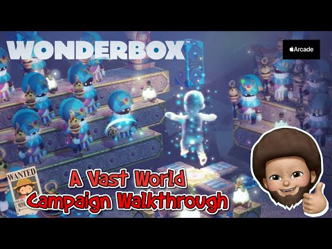 Wonderbox: The Adventure Maker - A Vast World Campaign Walkthrough| Apple Arcade