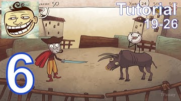 Troll Face Quest Unlucky level 19,20,21,22,23,24,25,26 - Gameplay Walkthrough Part 6 - Tutorial