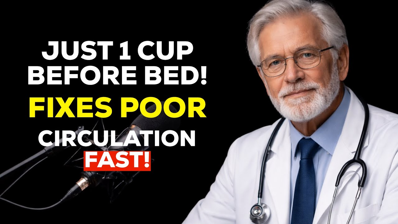 Over 60? Drink THIS IMMEDIATELY to Increase Blood Flow in Legs in 24 Hours!