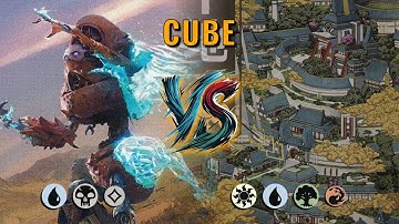 MTG Cube - Esper Control by DamienF16 VS Bant Midrange by GrandfatherOdin