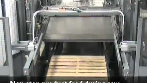 High speed palletizer for cases, trays or totes - A-B-C Model 72AG