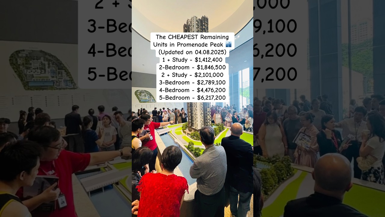 The CHEAPEST Remaining Units in Promenade Peak 🏙️ (Updated on 04.08.2025)