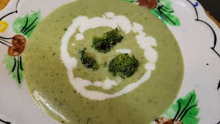 BROCCOLI SOUP RECIPE (How to make Quick and Easy Broccoli  Soup)