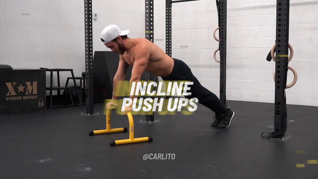 INCLINE PUSH UPS - HRDR Exercise Video Library - YouTube