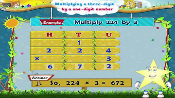 Learn Grade 3 - Maths - Multiplying a Three Digit Number By a One Digit Number