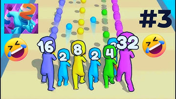 Funny Merge Grabber - Gameplay Walkthrough Part 3 Level 14-18 Blob Runner Shooter (Android,iOS)