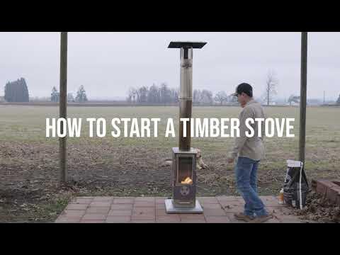 Wood Pellet Patio Heater first impressions. 