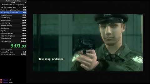 The Matrix: Path of Neo (PS2) Any% Speedrun in 2:44:26