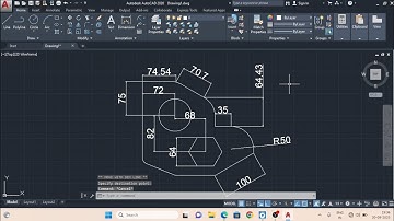 autocad 2d drawing for mechanical engineers in hindi, autocad 2d practice exercises #autocad2d