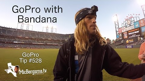 GoPro with Bandana - GoPro Tip #528 | MicBergsma