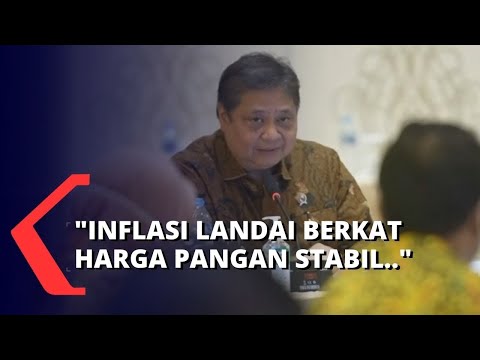 Pemerintah Soroti Inflasi yang Melandai, Airlangga: Inflasi Melandai Berkat Harga Pangan Stabil