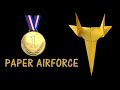HOW TO MAKE A PAPER ✈️ AIRFORCE EASY🎖️- ORIGAMI AIRCRAFT(DIY TUTORIAL) ✈️🎖️