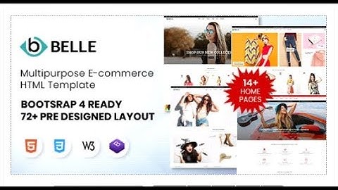 Belle Multipurpose Bootstrap 4 HTML Template | Themeforest Templates