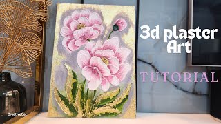 3d palette knife painting, Plaster painting by Creative Cat 1,550 views 2 weeks ago 9 minutes, 34 seconds