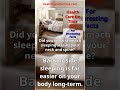 Did you know stomach sleeping strains your neck and spine?