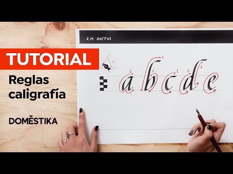 Nombrar notificación Empresario Tutorial Caligrafía: reglas básicas para dibujar letras | Domestika