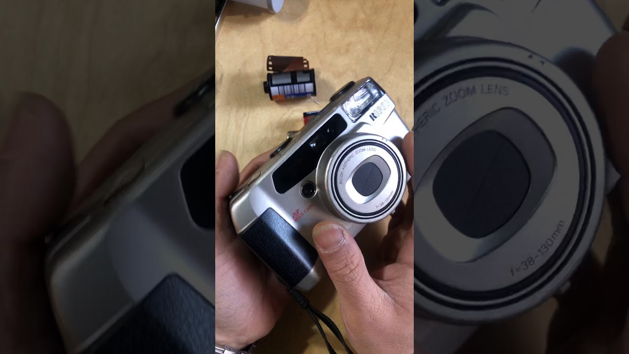 Ricoh myport 330 sf compact film camera how to load a film and use