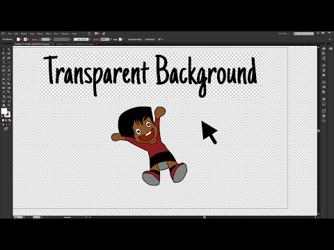 Adobe Illustrator CC - How to Make the Image Background Transparent