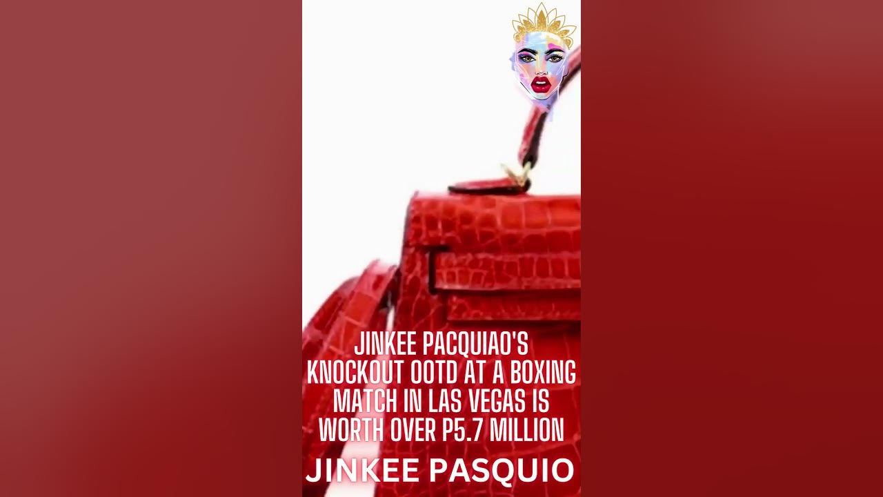 Jinkee Pacquiao wears P155,000 dress at Pacquiao-Thurman fight