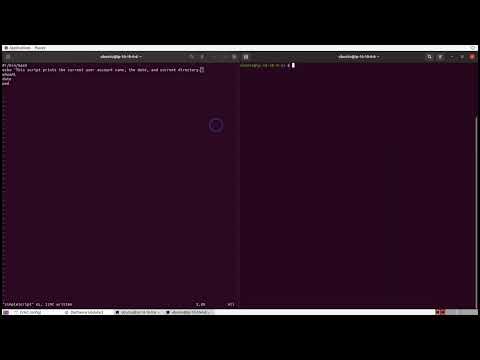 Linux Operating System   Lab 21   Scripting and Variables