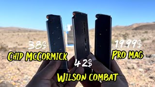 1911 magazine reliability test | pro mag | chip McCormick | Wilson combat 