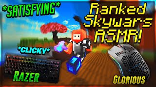ASMR Keyboard and Mouse SOUNDS! (RANKED SKYWARS)